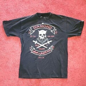 Boys Diamond young and reckless tshirt, size medium.